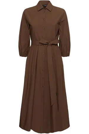 Max Mara Midihemdkleid Aus Popeline „kentia“