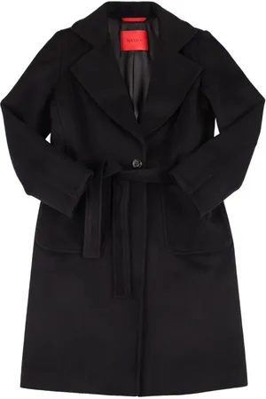 Max&Co. Langer Mantel Aus Wolle Mit Gürtel
