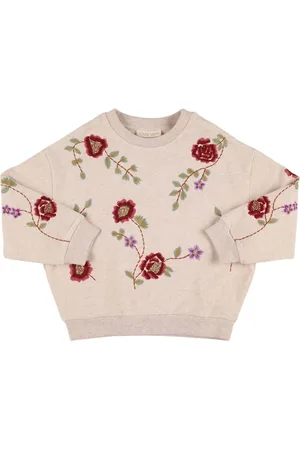 Louise Misha Sweatshirt Aus Bio-baumwolle Mit Stickerei