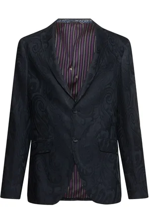 Etro Paisley-jacke Aus Leinenmischgewebe „roma“