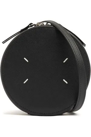 Maison Margiela Saffianoledertasche „micro Circle Bag“