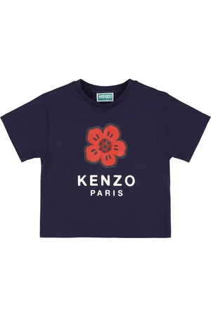 Kenzo Bedrucktes T-shirt Aus Baumwolljersey