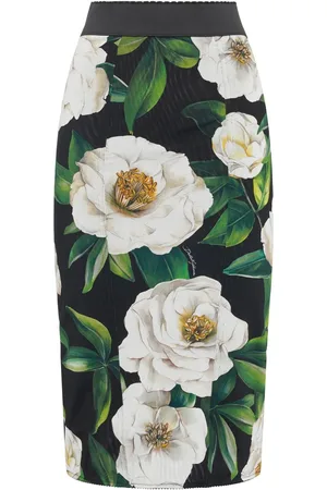 Dolce & Gabbana Midirock Mit Gardeniendruck