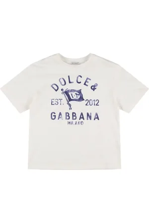 Dolce & Gabbana T-shirt Aus Baumwolljersey Mit Logo