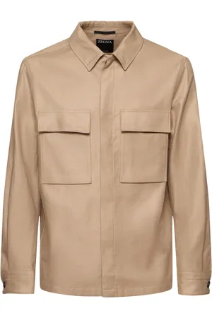 Ermenegildo Zegna Oasi Long Sleeve Linen Overshirt