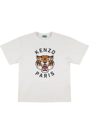 Kenzo Bedrucktes T-shirt Aus Baumwolljersey