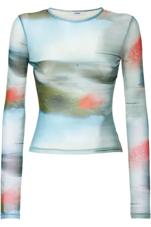 Miaou T-shirt Aus Powermesh Mit Druck