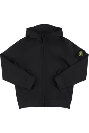 Stone Island Windjacke Aus Nylon Mit Kapuze