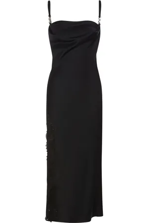 VERSACE Midikleid Aus Satin Und Spitze
