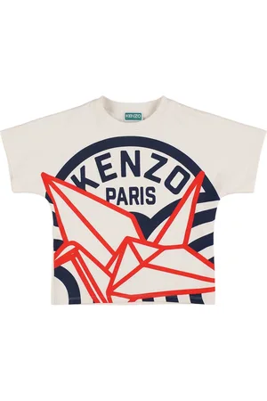 Kenzo Bedrucktes T-shirt Aus Baumwolljersey