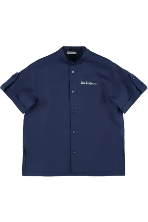 Dolce & Gabbana Shirt Aus Leinen Mit Logo