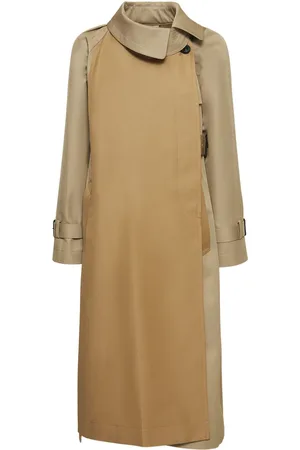 SACAI Trenchcoat Aus Baumwollgabardine