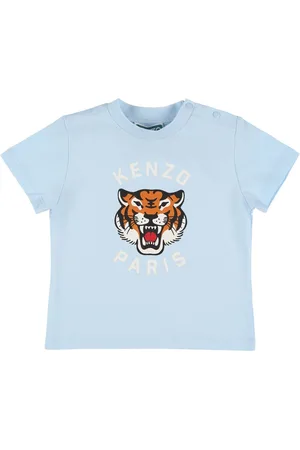 Kenzo Bedrucktes T-shirt Aus Baumwolljersey