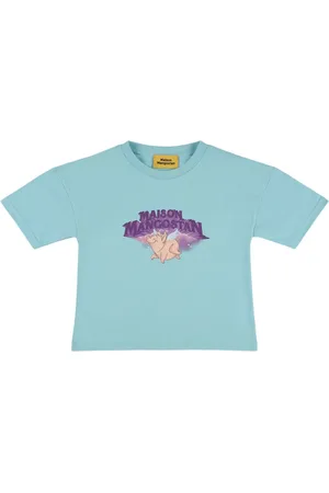 Maison Mangostan T-shirt Aus Bio-baumwolle Mit Druck