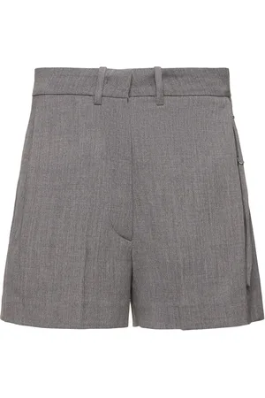Low Classic Bermudashorts Aus Wollmischung