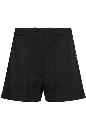 Low Classic Low Rise Wool Blend Bermuda Shorts
