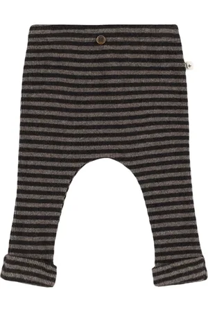 1+ IN THE FAMILY Hose Aus Baumwollmischjersey Mit Streifen