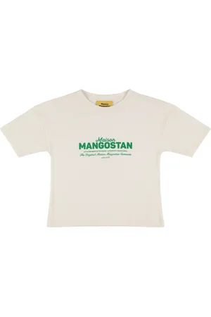 Maison Mangostan T-shirt Aus Bio-baumwolle Mit Druck