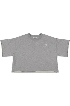 Main Story Besticktes Sweatshirt Aus Baumwolle