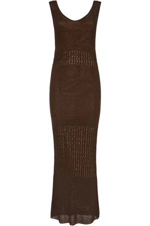 Max Mara Minikleid Mit Viskosestrick „valois“