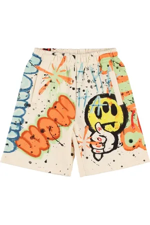 BARROW Shorts Aus Baumwollfleece Mit Druck