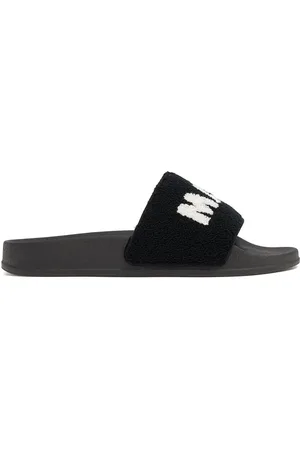 Marni Sandalen Aus Terry Mit Logodruck