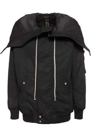 Rick Owens Bomberjacke Aus Nylon Mit Kapuze