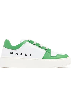 Marni Ledersneakers Mit Logodruck