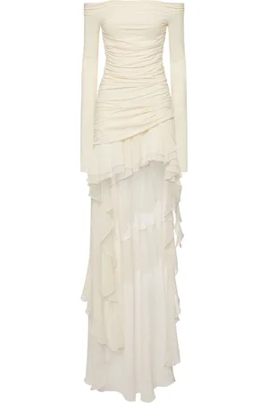 BLUMARINE Midikleid Mit Rüschen