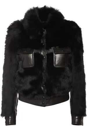 Tom Ford Weiche Jacke Aus Leder Und Shearling