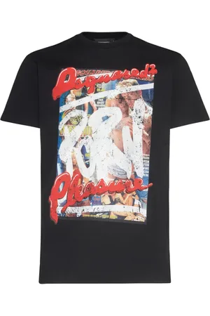 Dsquared2 T-shirt Aus Baumwolle Mit Druck
