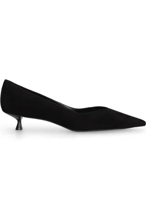 Stuart Weitzman 35mm Hohe Wildlederpumps „eva“