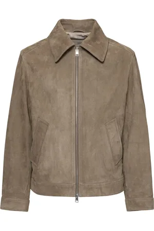 Ami Lederjacke Mit Reißverschluss