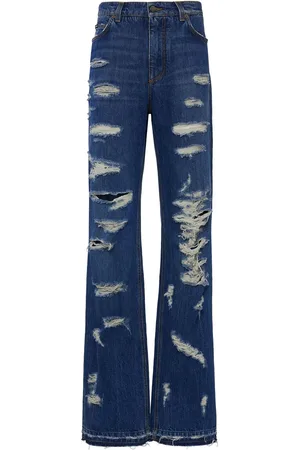 Dolce & Gabbana Jeans Mit Weitem Bein Mit Rissen