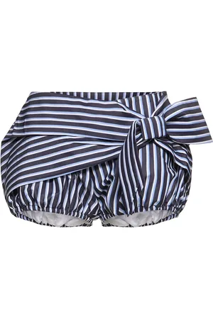 Paco rabanne Striped Cotton Poplin Shorts