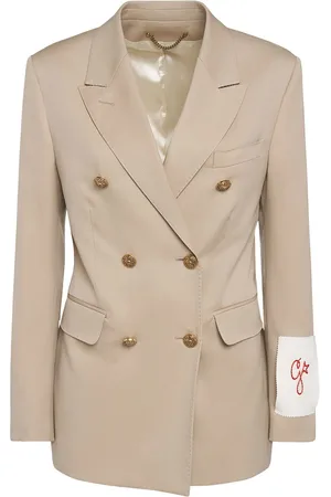 Golden Goose Zweireihiger Blazer Aus Wolle „golden“