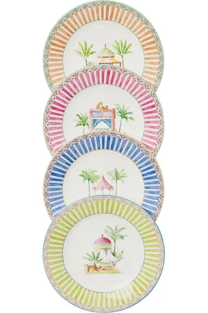LISA CORTI Set: 4 Dessertteller „sariska“