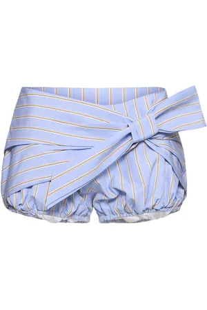 Paco rabanne Striped Cotton Poplin Shorts