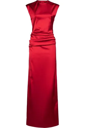 Max Mara Langes Kleid Aus Satin „rea“
