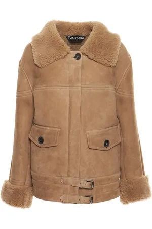 Tom Ford Jacke Aus Wildleder Und Shearling