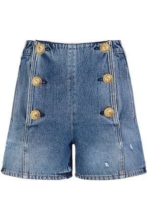 Balmain Hochtaillierte Denimshorts