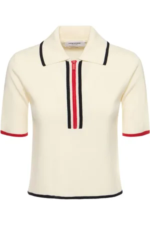 Thom Browne Polohemd Aus Wolle