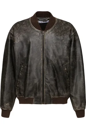 Acne Studios Bomberjacke Aus Leder Von „liev“