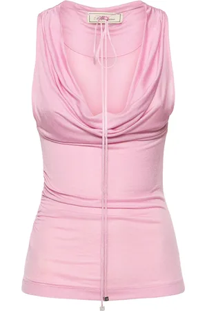 BLUMARINE Jerseysablé-oberteil