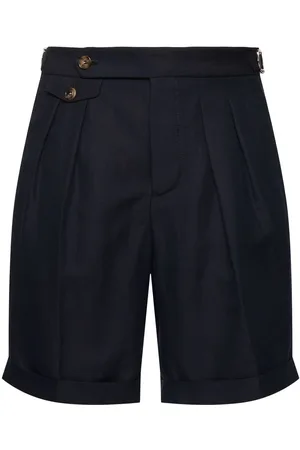 Brunello Cucinelli Shorts Aus Baumwolle Und Leinen