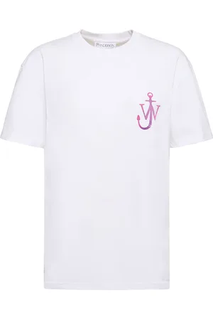 J.W.Anderson Jersey-t-shirt Mit Gesticktem Logo