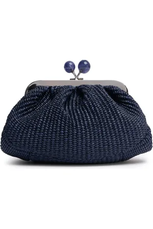 Max Mara Clutch Mit Raffia-effekt „palmas“