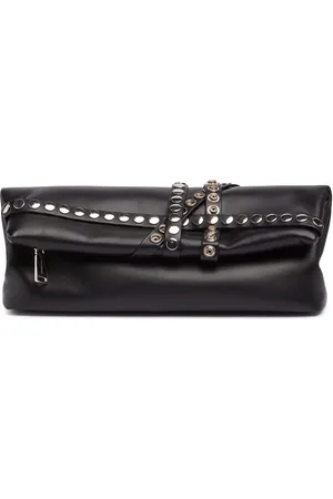 Dsquared2 Lederclutch Mit Nieten