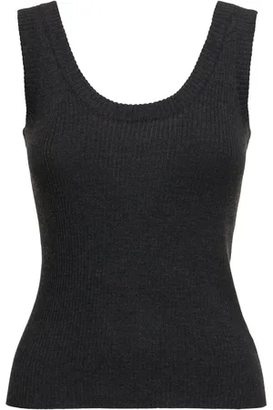 Brunello Cucinelli Tanktop Aus Seiden/kaschmirstrick