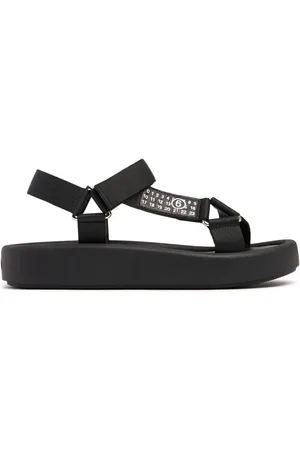 Maison Margiela Sandalen Aus Kunstleder Mit Logodruck